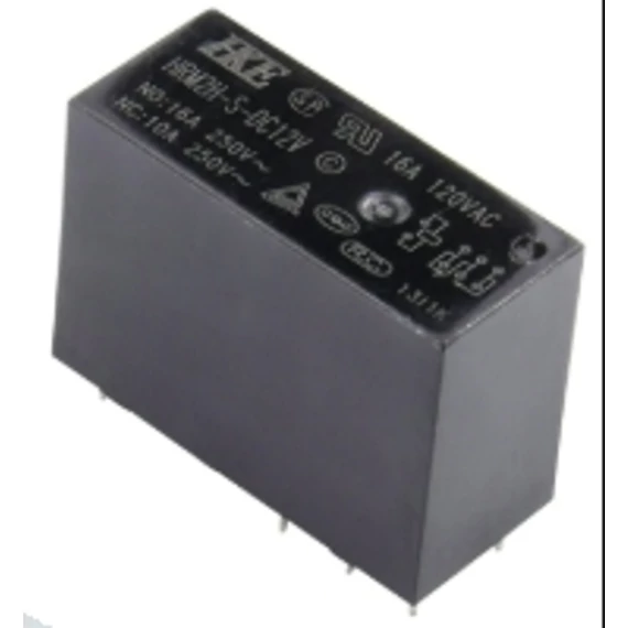 RELÉ MINI,PANELBE 12V DC 16A  SPDT  12,7x20,8x29mm