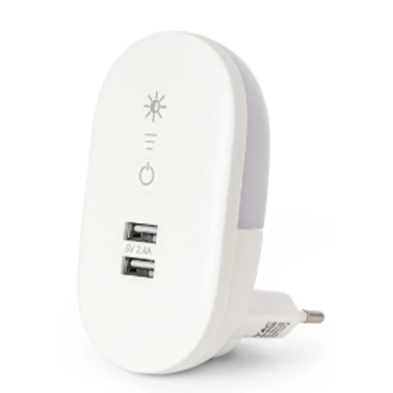 IRÁNYFÉNY 2 usb-s fényerő szabályzós     FEHÉR