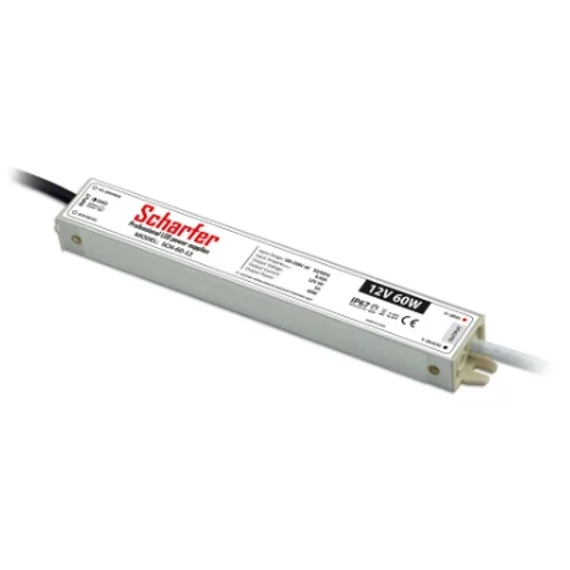 LED TÁPEGYSÉG  24V DC   18W IP67 SCHARFER (170-250VAC)