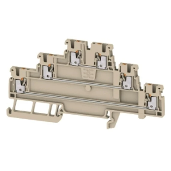 WEIDMÜLLER SORKAPOCS 3 EMELETES 1,5mm2  BÉZS   (A3T) 2816930000