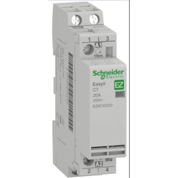 KONTAKTOR 230V 20A 2záró    EASY  EZ9C32220
