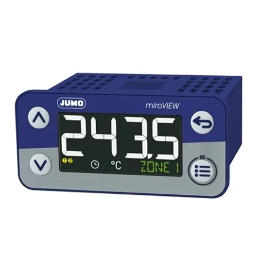 HŐM.KIJELZŐ JUMO 76x36mm 230VAC (Pt100, Pt1000)  1 VÁLTÓ ÉRINTKEZŐ