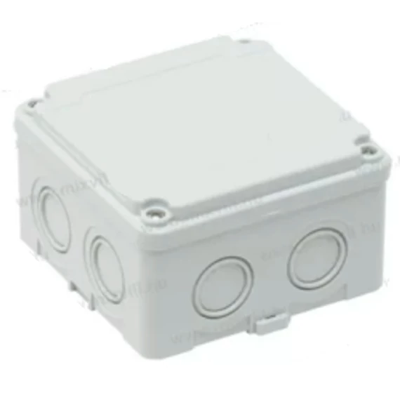 ELO-110 KÖTŐDOBOZ IP67 SZÜRKE 110x110x67mm (perforált)