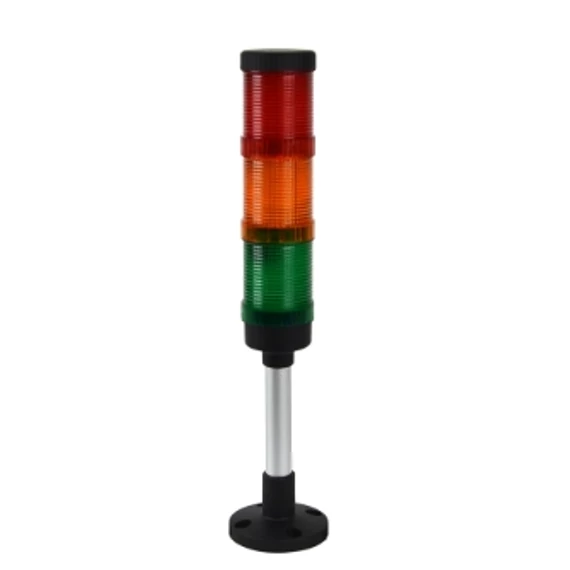 FÉNYOSZLOP KOMPLETT - PIROS-SÁRGA-ZÖLD+TALP   230V AC IP65