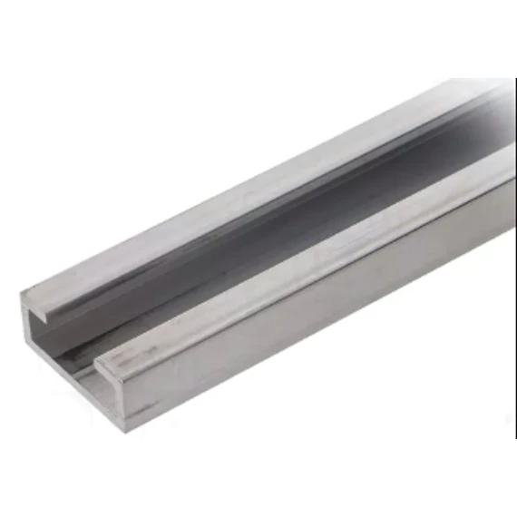 PROFILSÍN ALU 25x10mm C-profil 2m-es szálban!!   GELBAU