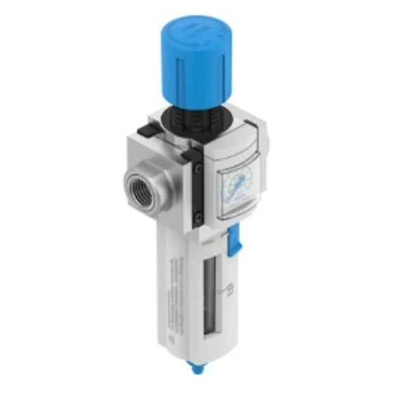 FESTO SZŰRŐ NYOMÁSSZABÁLYOZÓ 3/8 5um 1200 l/min MS4-LFR-AGC-D7-C-R-M