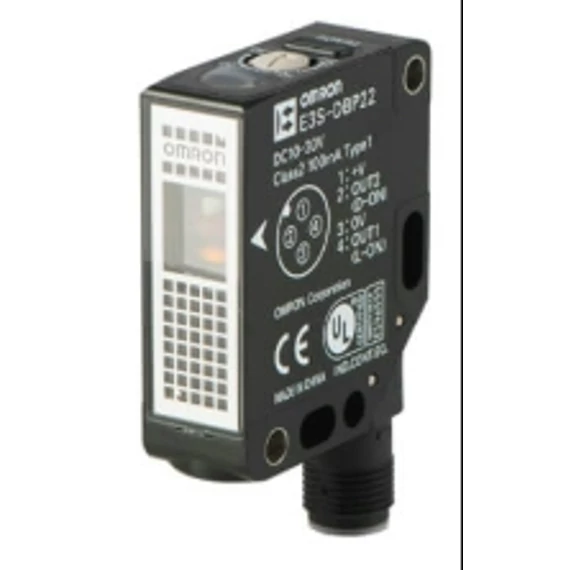 OMRON FOTOKAPCSOLÓ 24V DC PNP max.3500mm 16x49x41mm csatl:M12