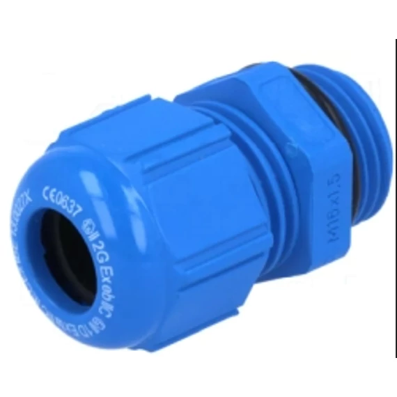 TÖMSZ. ATEX (KÉK) M16  IP68  poliamid     KM-M16-ATEX   LAPP