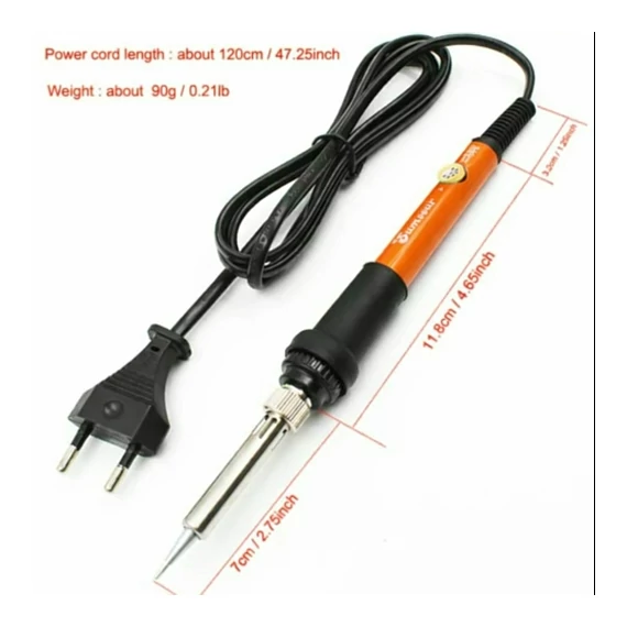 FORRASZTÓ PÁKA 60W 230V ÁLLÍTHATÓ HŐFOK
