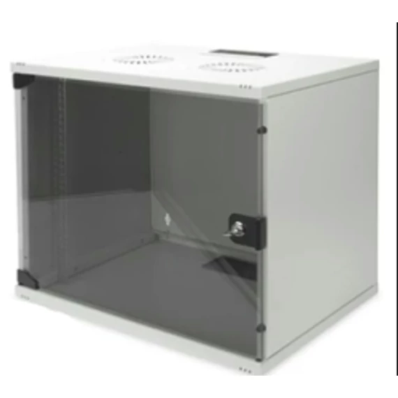 RACK SZEKRÉNY  9U 460x540x400mm  IP20 19" LAPRA SZERELT
