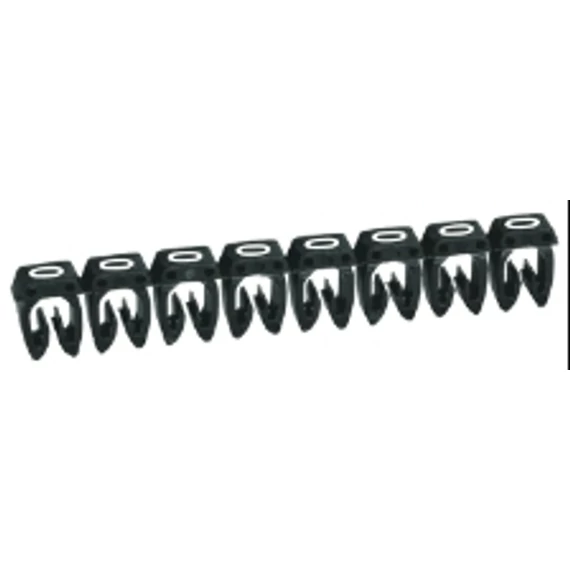 KÁBELJELÖLŐ CAB3  6,0  " 0 " FEKETE