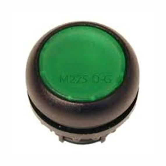 M22S-D-G NYOMÓGOMB LAPOS ZÖLD