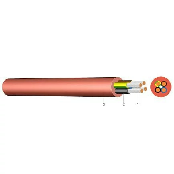 SZILIKONKÁBEL SIHF-J 5x1,5