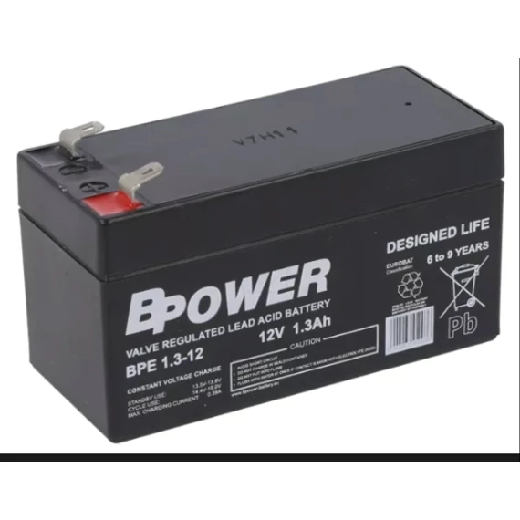 AKKU 12V   1,3Ah  AGM  97x43x52mm (sarus)