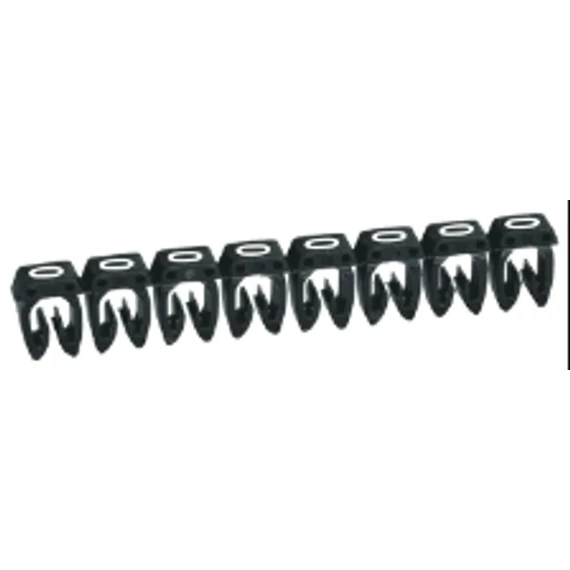 KÁBELJELÖLŐ CAB 3 2,5 " 0 " FEKETE